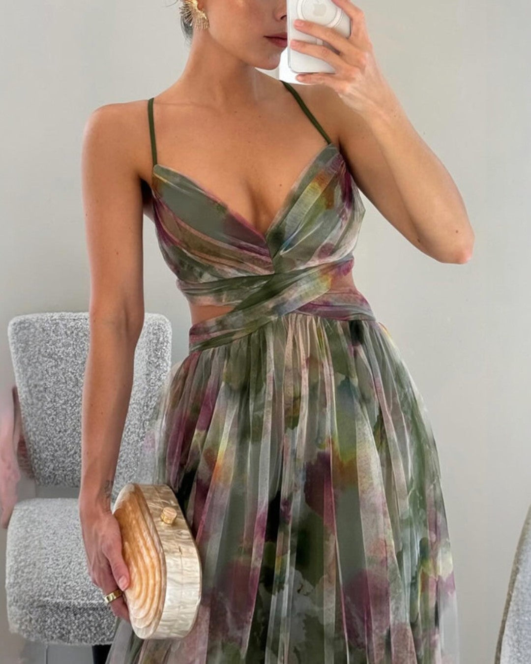 Mailan - Abito lungo “Eleganza floreale” ¡EDIZIONE LIMITATA!