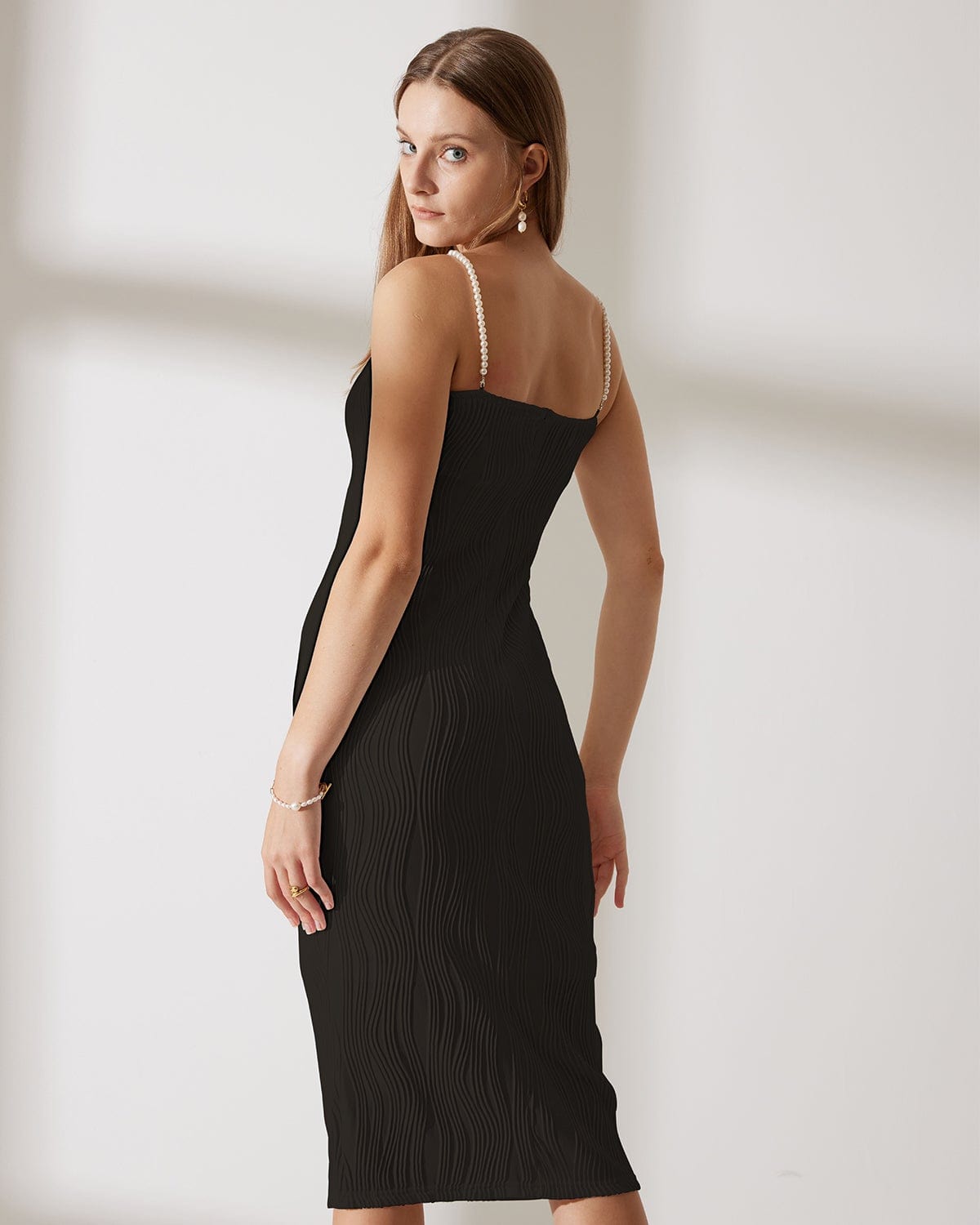 Maria - Vestido negro casual