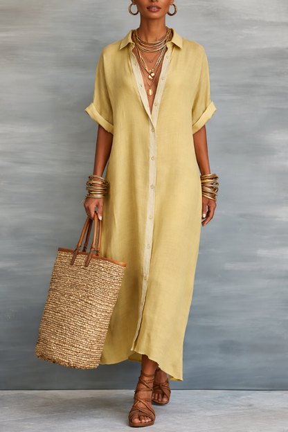 Manelle™ | Maxi Abito con Linea Minimalista