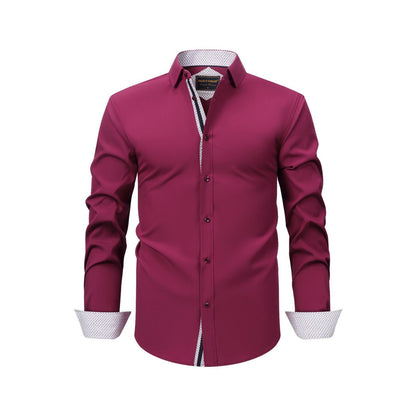 Camicia senza pieghe dal taglio aderente