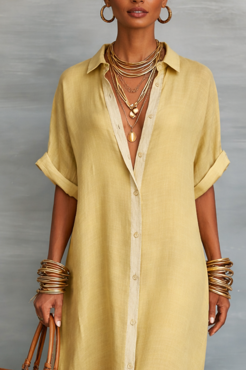 Manelle™ | Maxi Abito con Linea Minimalista