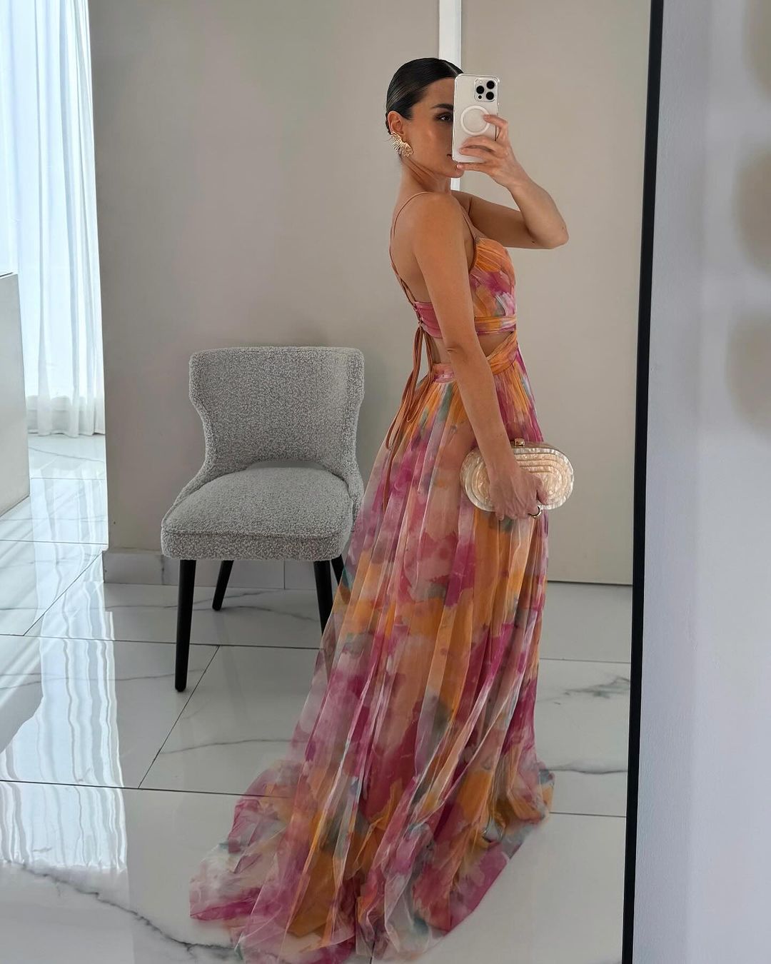 Mailan - Abito lungo “Eleganza floreale” ¡EDIZIONE LIMITATA!