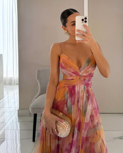 Mailan - Abito lungo “Eleganza floreale” ¡EDIZIONE LIMITATA!