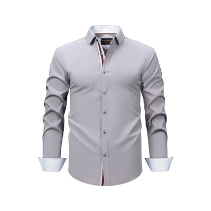 Camicia senza pieghe dal taglio aderente