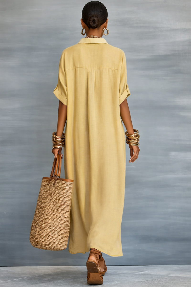 Manelle™ | Maxi Abito con Linea Minimalista