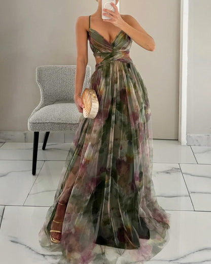 Mailan - Abito lungo “Eleganza floreale” ¡EDIZIONE LIMITATA!