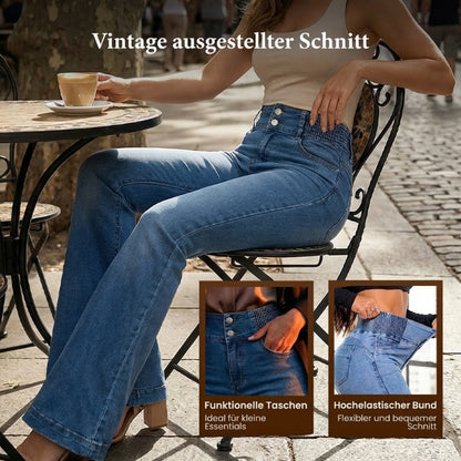 Sonia - Jeans a zampa d'elefante a vita bassa