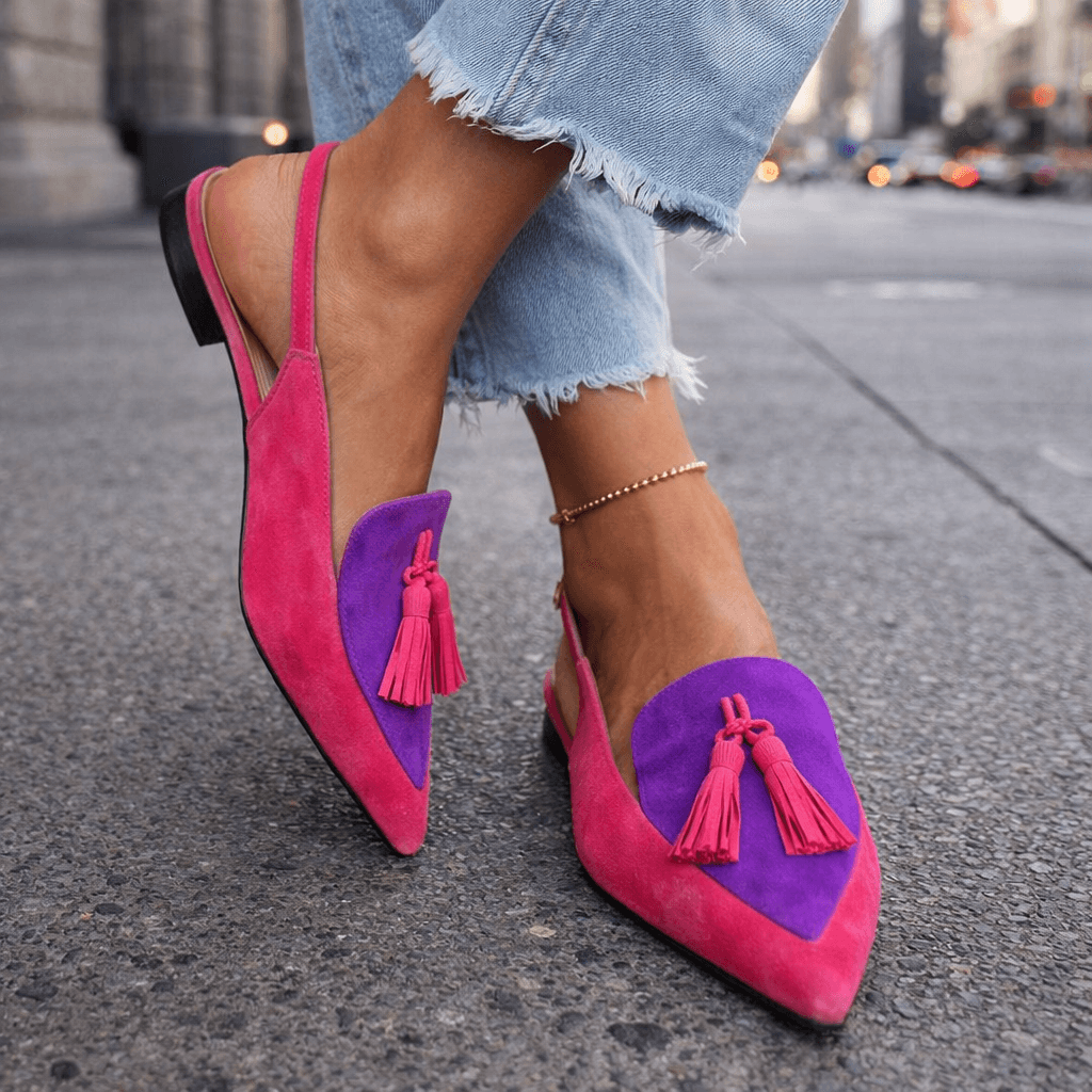 Lorena | Sandali con cinturini e nappine