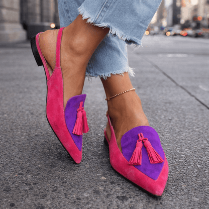 Lorena | Sandali con cinturini e nappine