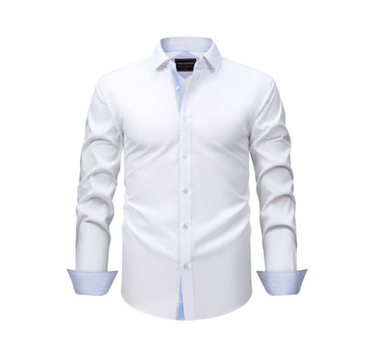 Camicia senza pieghe dal taglio aderente