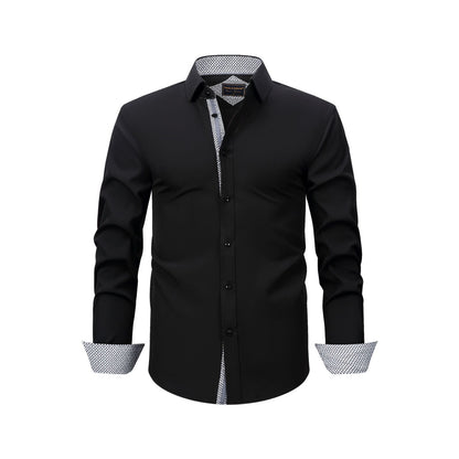 Camicia senza pieghe dal taglio aderente
