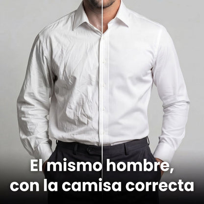 Camicia senza pieghe dal taglio aderente
