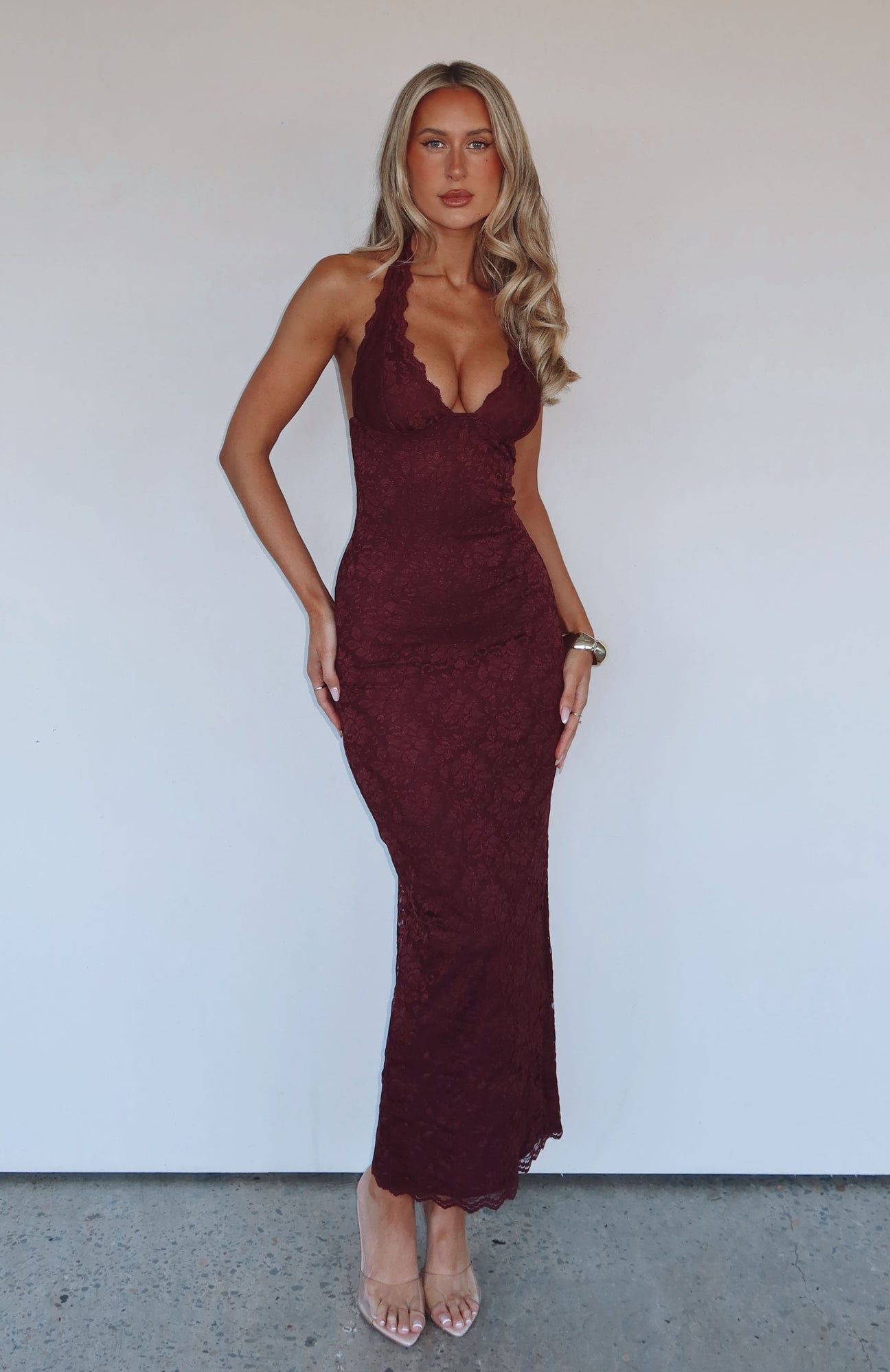 MITA | Abito lungo Lace Me