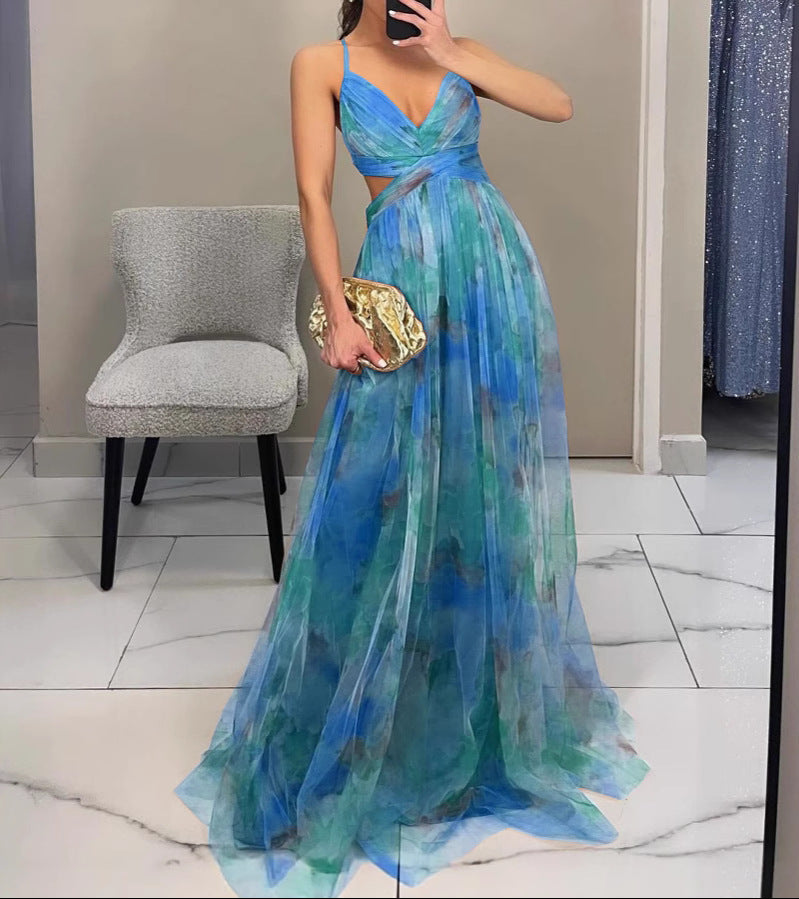 Mailan - Abito lungo “Eleganza floreale” ¡EDIZIONE LIMITATA!