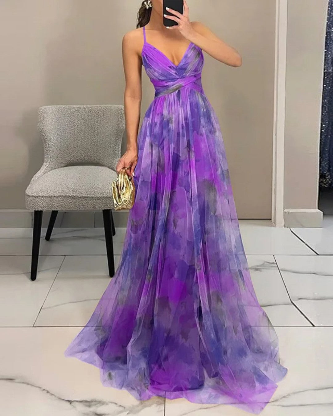 Mailan - Abito lungo “Eleganza floreale” ¡EDIZIONE LIMITATA!