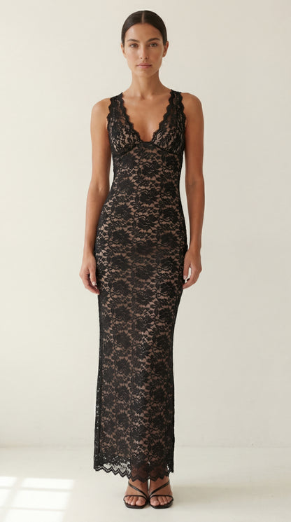 MITA | Abito lungo Lace Me