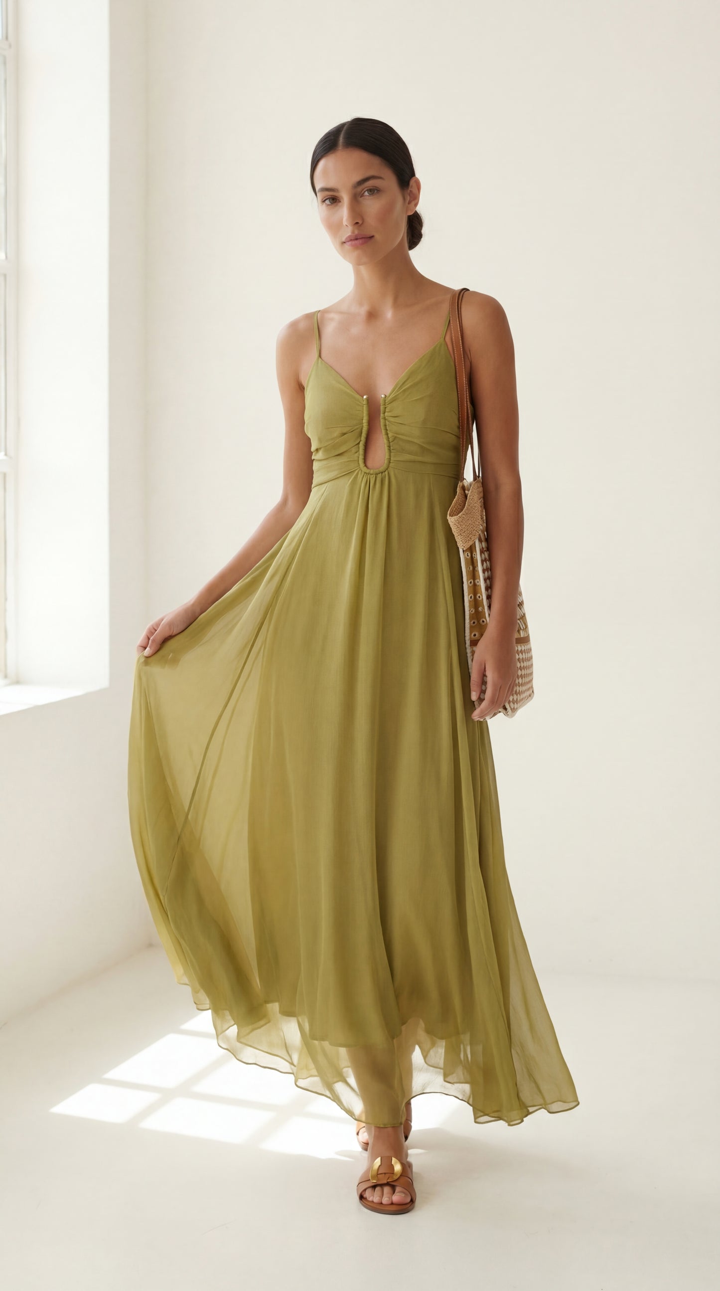 Milane - Abito color pistacchio