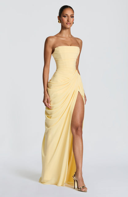 Abito Lauren™ | Eleganza scultorea che valorizza la tua silhouette