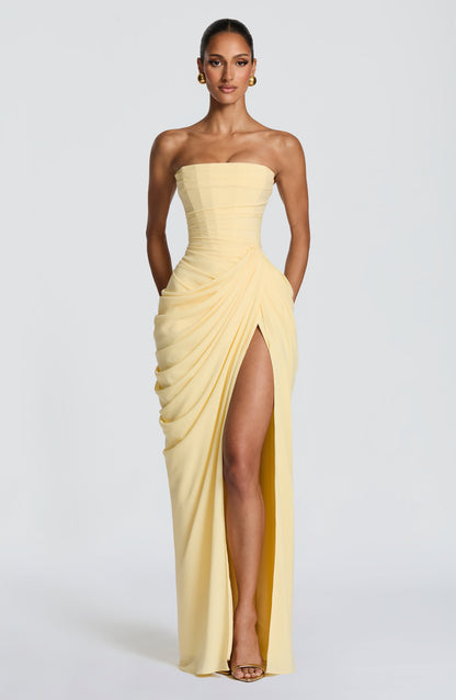 Abito Lauren™ | Eleganza scultorea che valorizza la tua silhouette