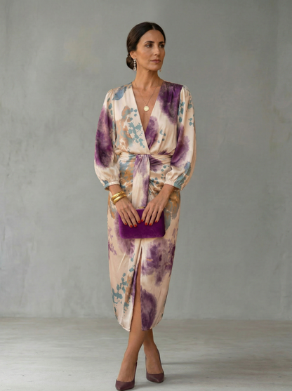 Valeria - Abito elegante con scollo a V