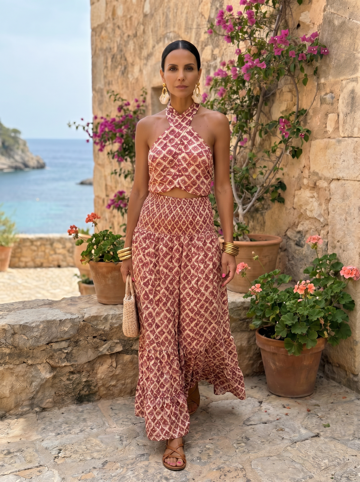 Elsa | Completo elegante con spalle scoperte