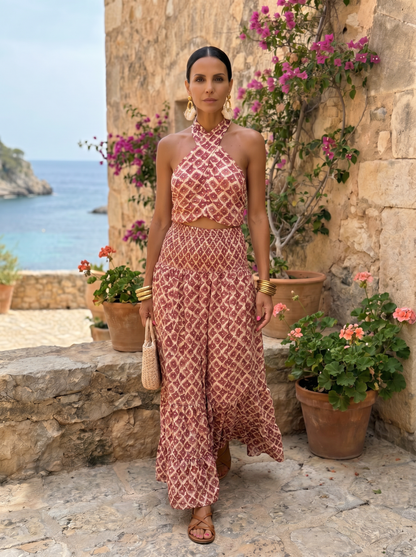 Elsa | Completo elegante con spalle scoperte
