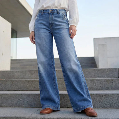 Catalina - Jeans a vita alta e a zampa