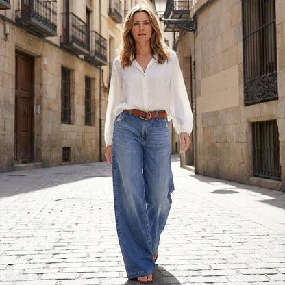 Catalina - Jeans a vita alta e a zampa