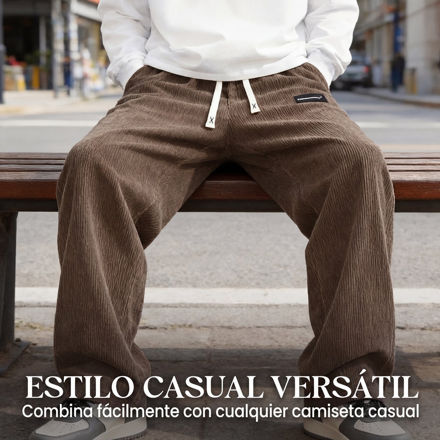 Pantaloni oversize da uomo