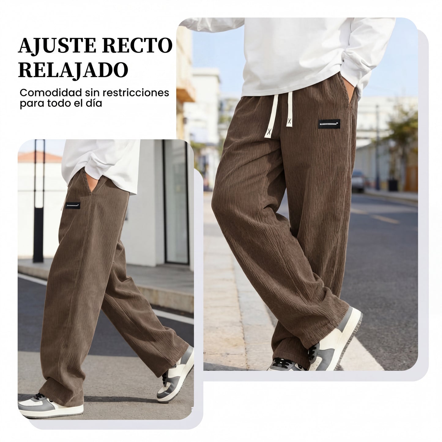 Pantaloni oversize da uomo