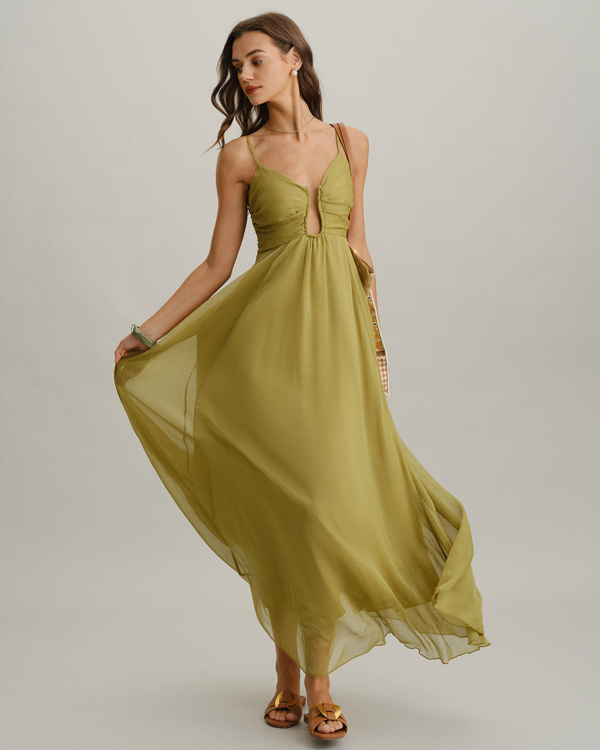 Milane - Abito color pistacchio